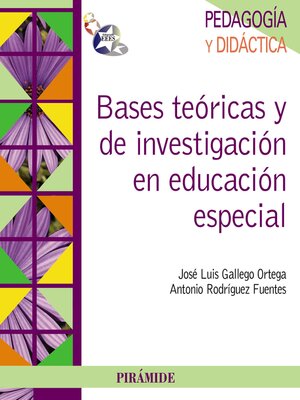 cover image of Bases teóricas y de investigación en educación especial
